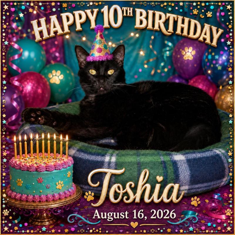 Toshia of the thebugster08 family